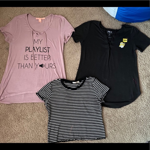 Tops - 3 Graphic T-Shirt Bundle